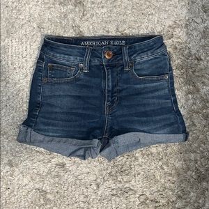 American Eagle Hi-rise Denim Shorts